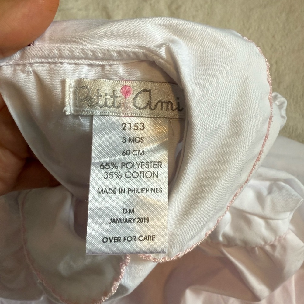 Petit Ami Soft Pink Baby Outfit - Picture 5 of 6